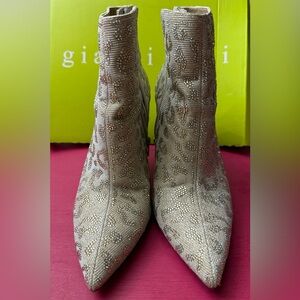 Gianni Bini Annina2 Rhinestone-Embellished Ankle Boots